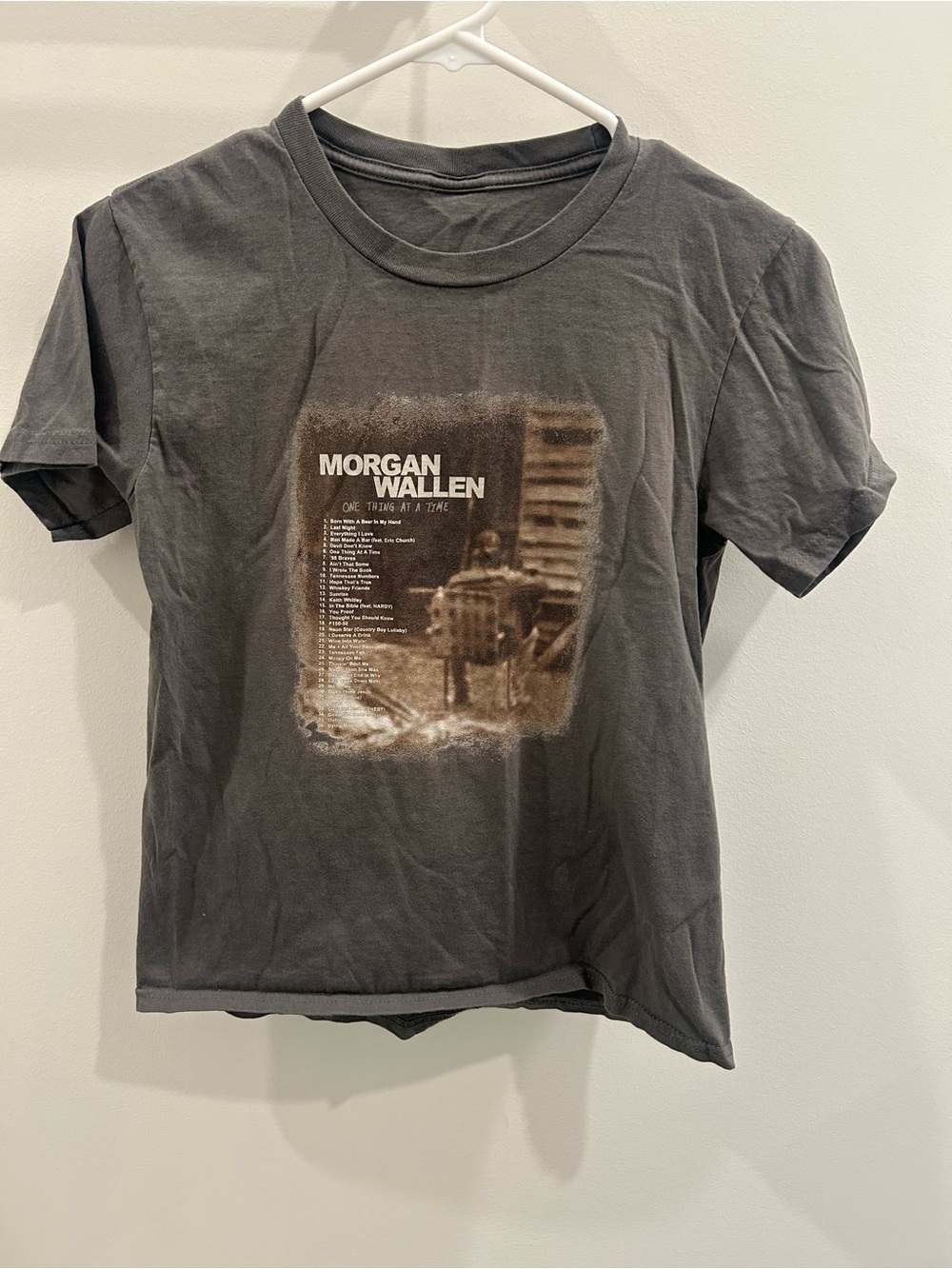 Graphic Tee - Men's Gray Concert T-Shirt